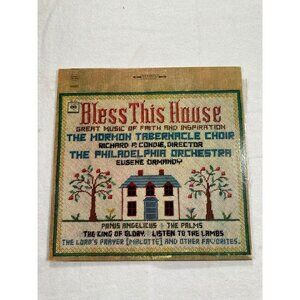 Bless This House LP Mormon Tabernacle Choir Philadelphia Orchestra 1960 Stereo